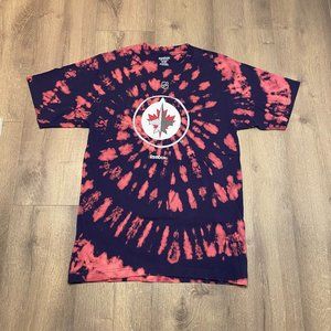 Winnipeg Jets NHL Bleach Dye T-Shirt